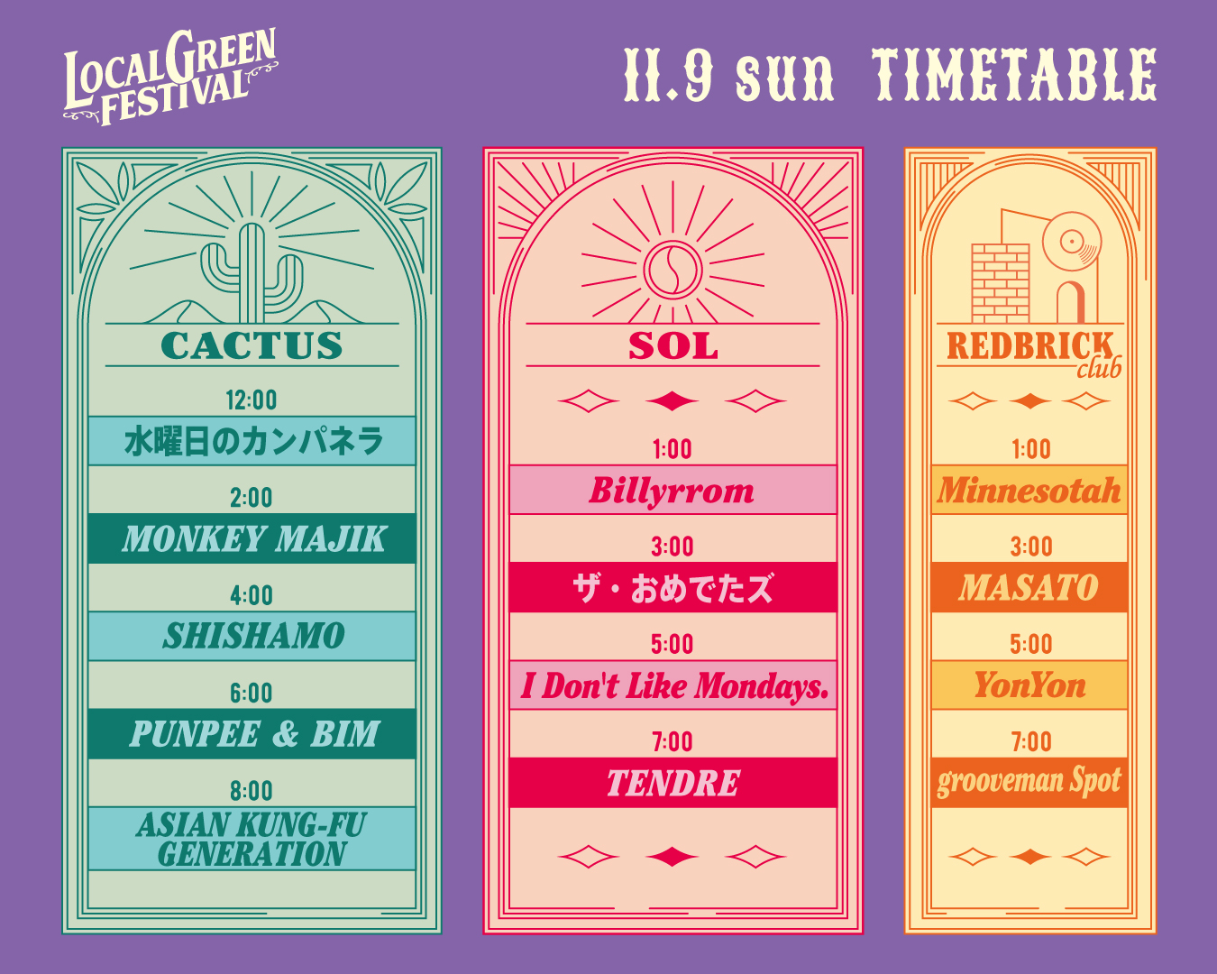 TIMETABLE